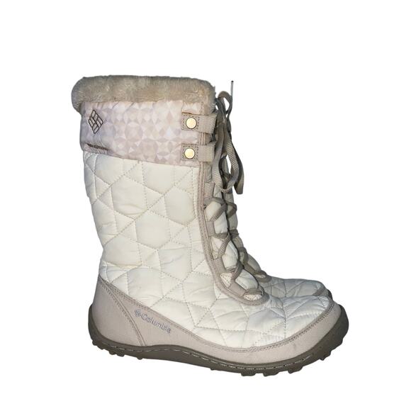 Columbia Minx Mid II Omni-Heat Women’s Winter Boots White Lace Up Sz 9 EU 40 - Picture 3 of 10